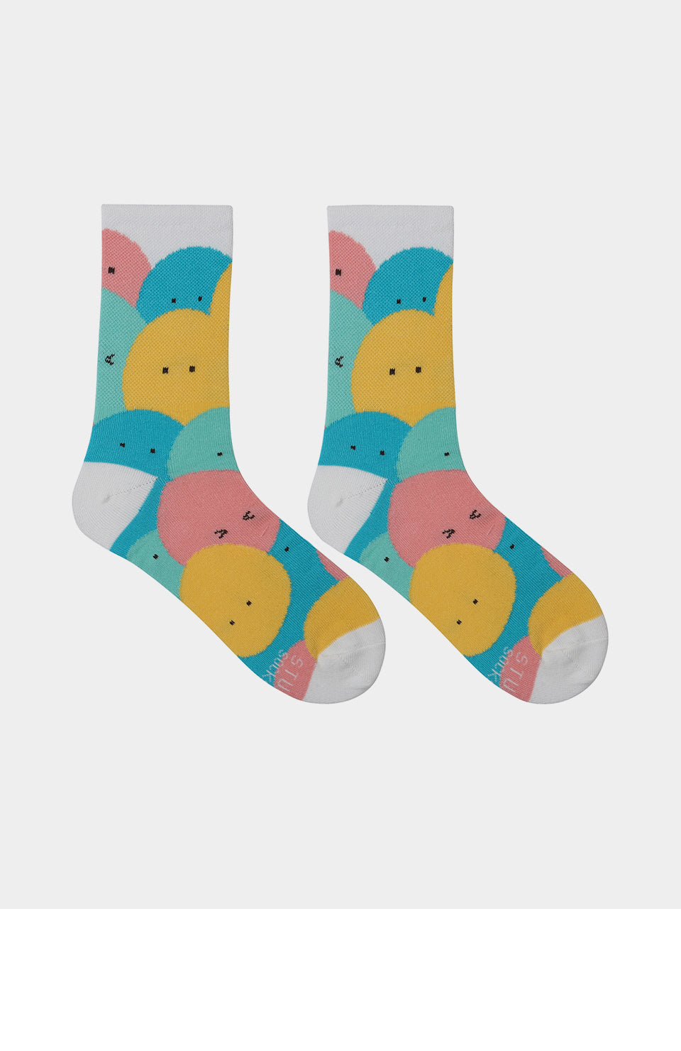 Circle Face Socks 1989