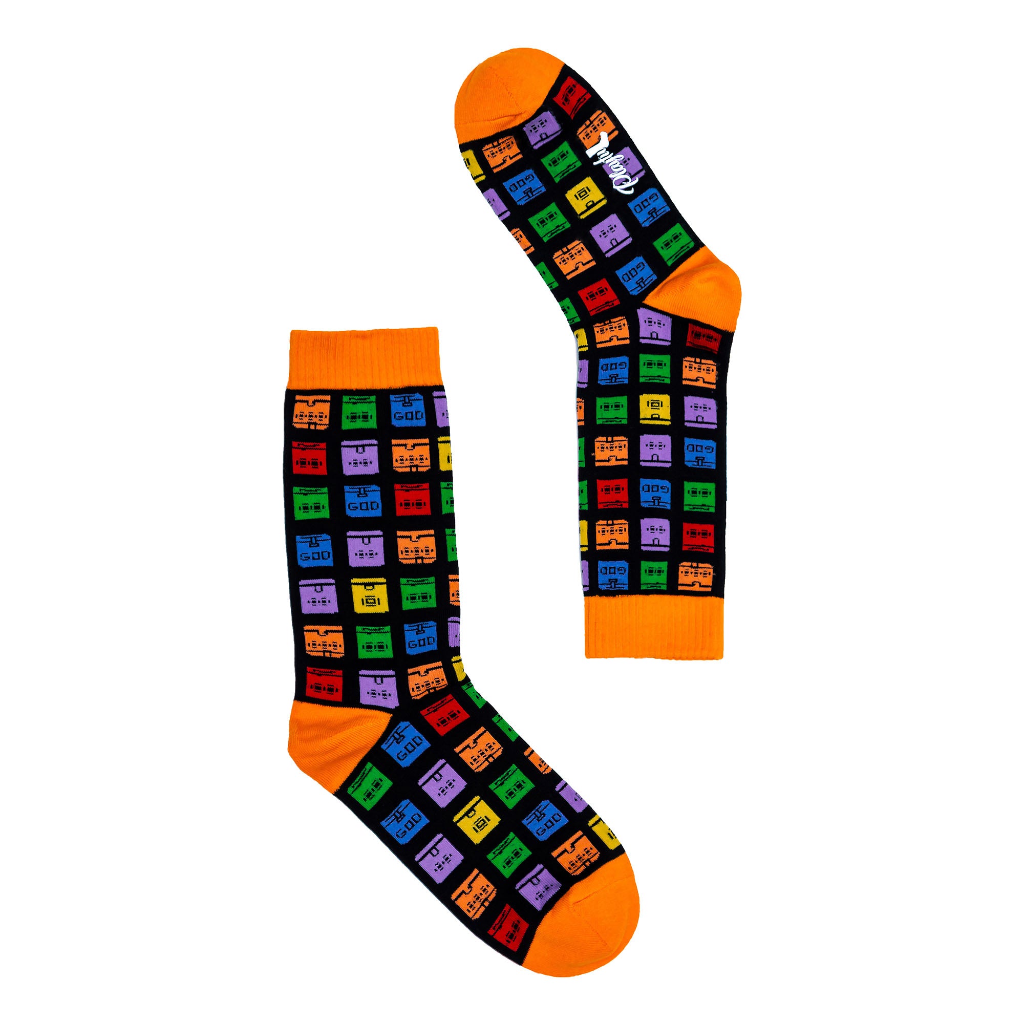 Rainbow Letterbox Socks