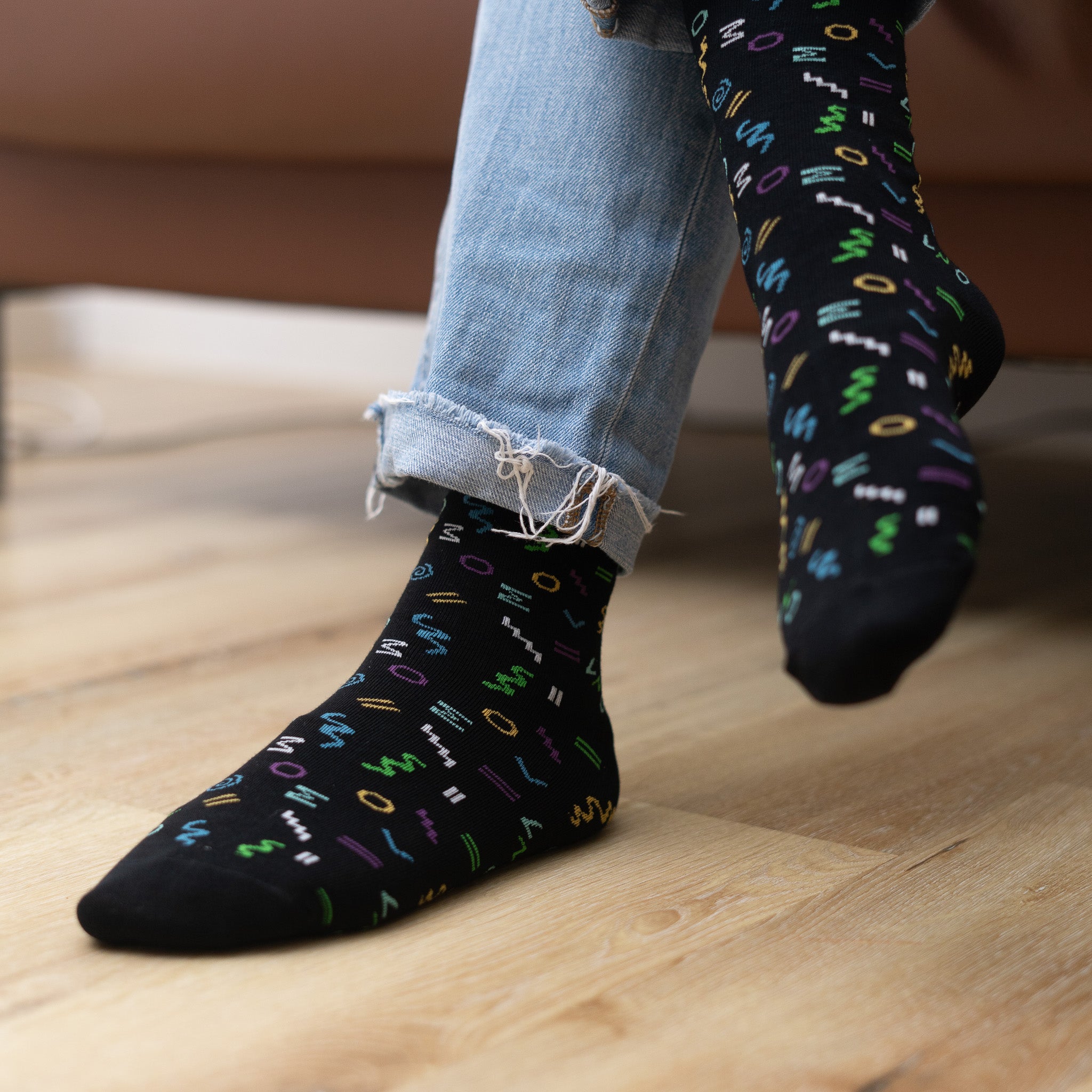 80s Night Life Socks