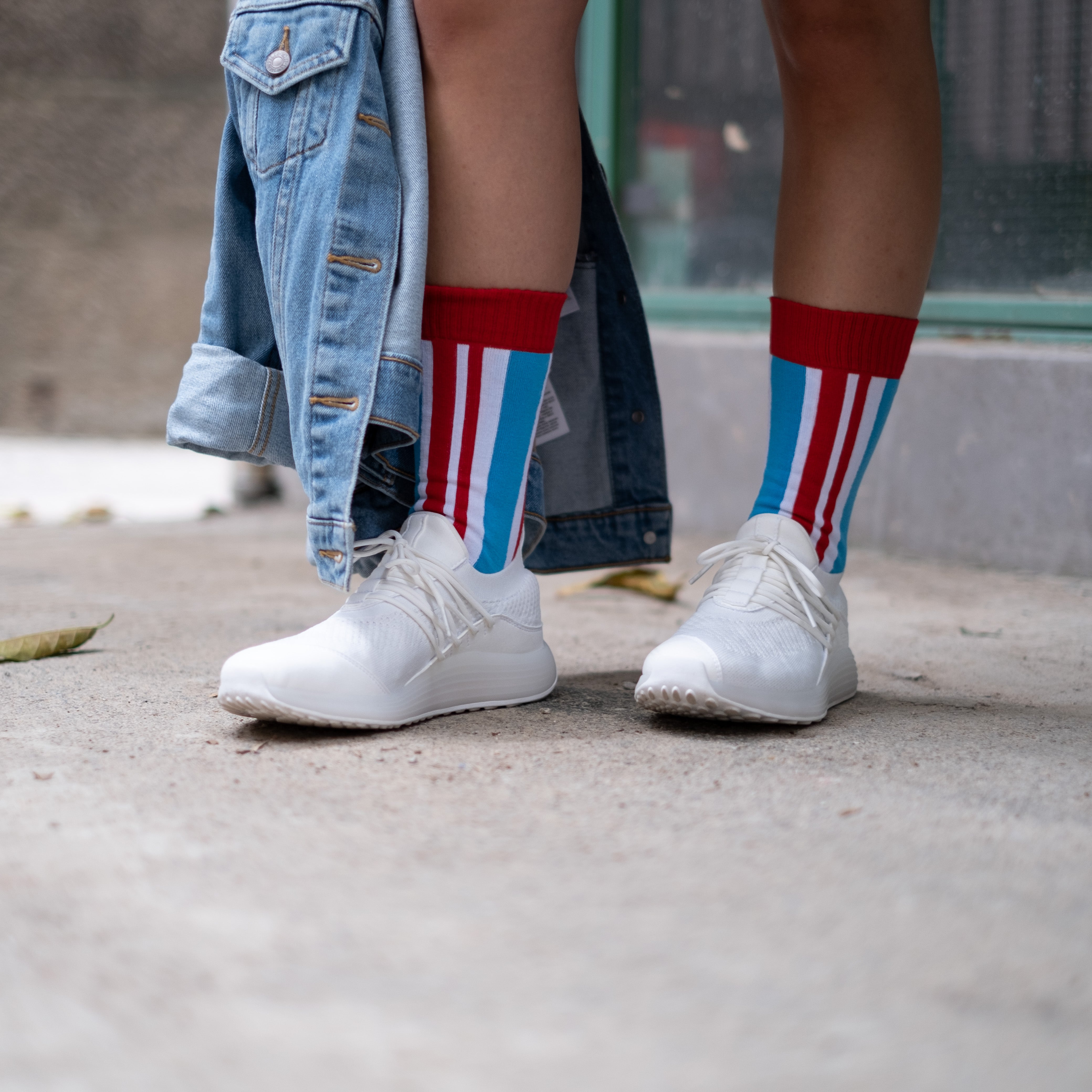 Red-White-Blue Amah Bag Socks